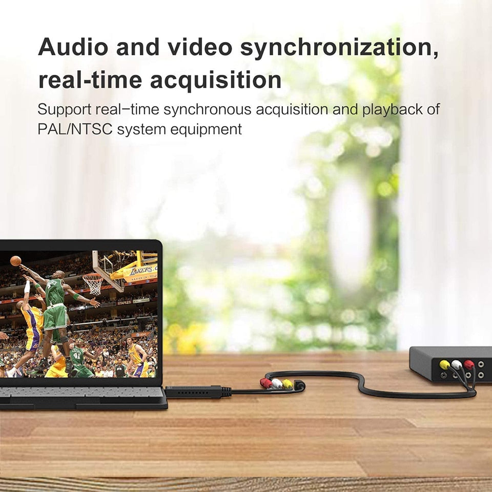 USB 2.0 Video Capture Card Easy Cap Video Audio Converter TV DVD VHS Audio Capture Adapter Card TV Video DVR Free Shipping