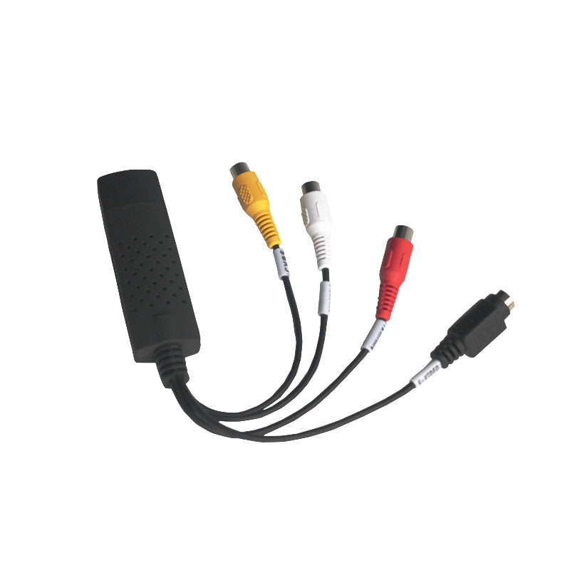 USB 2.0 Video Capture Card Easy Cap Video Audio Converter TV DVD VHS Audio Capture Adapter Card TV Video DVR Free Shipping